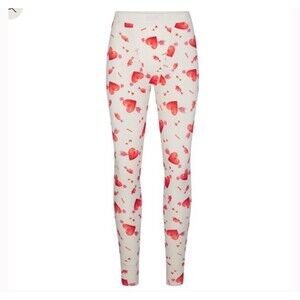 NWT SKIMS COTTON RIB LEGGING | 2X | MARBLE HEART N ARROW